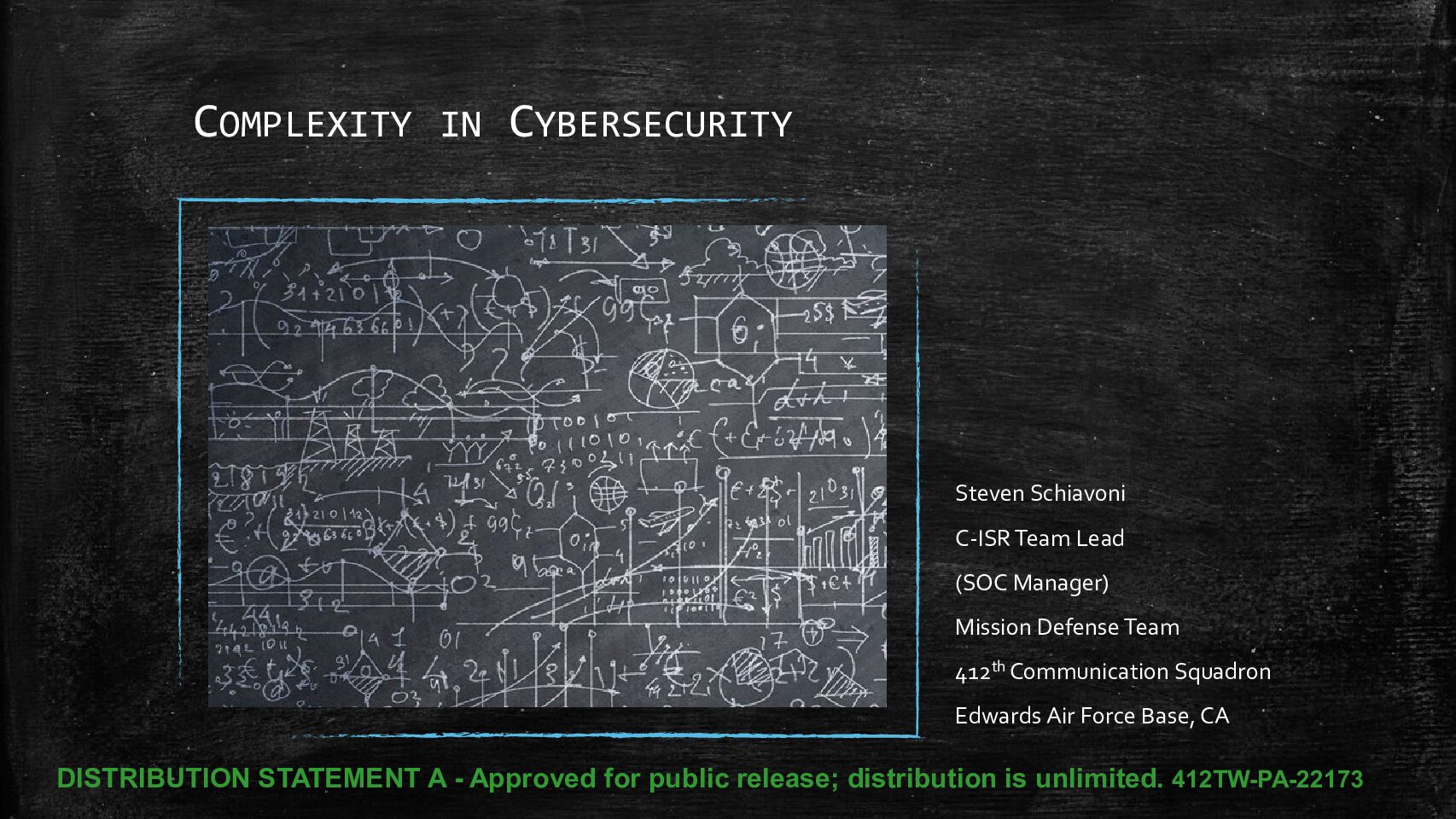4-1_Schiavoni_Complexity In Cybersecurity